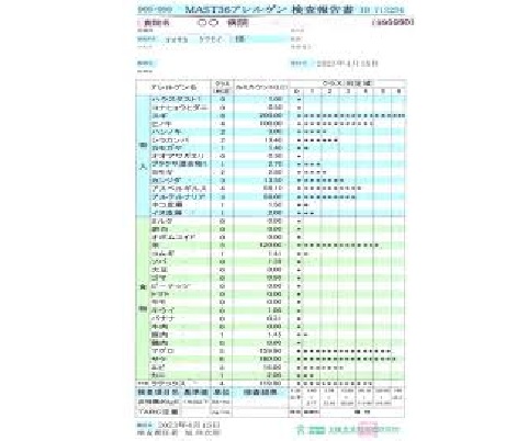 アレルギー検査（View39血液検査）